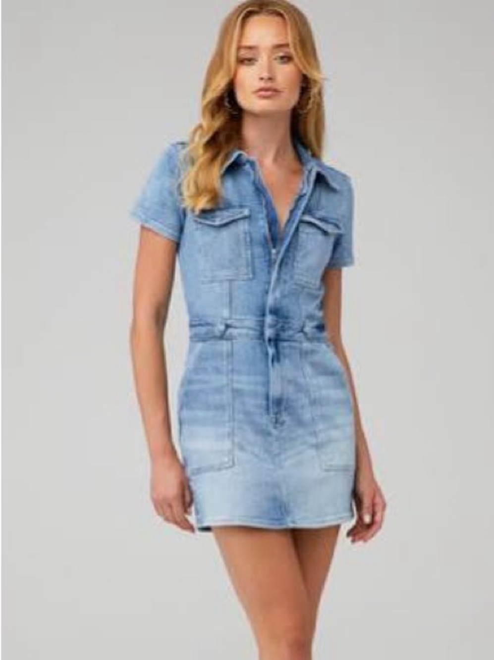 Good American Fit For Success Mini Dress Blue